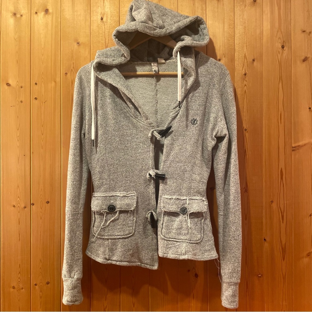 Element Distressed Hooded Jacket